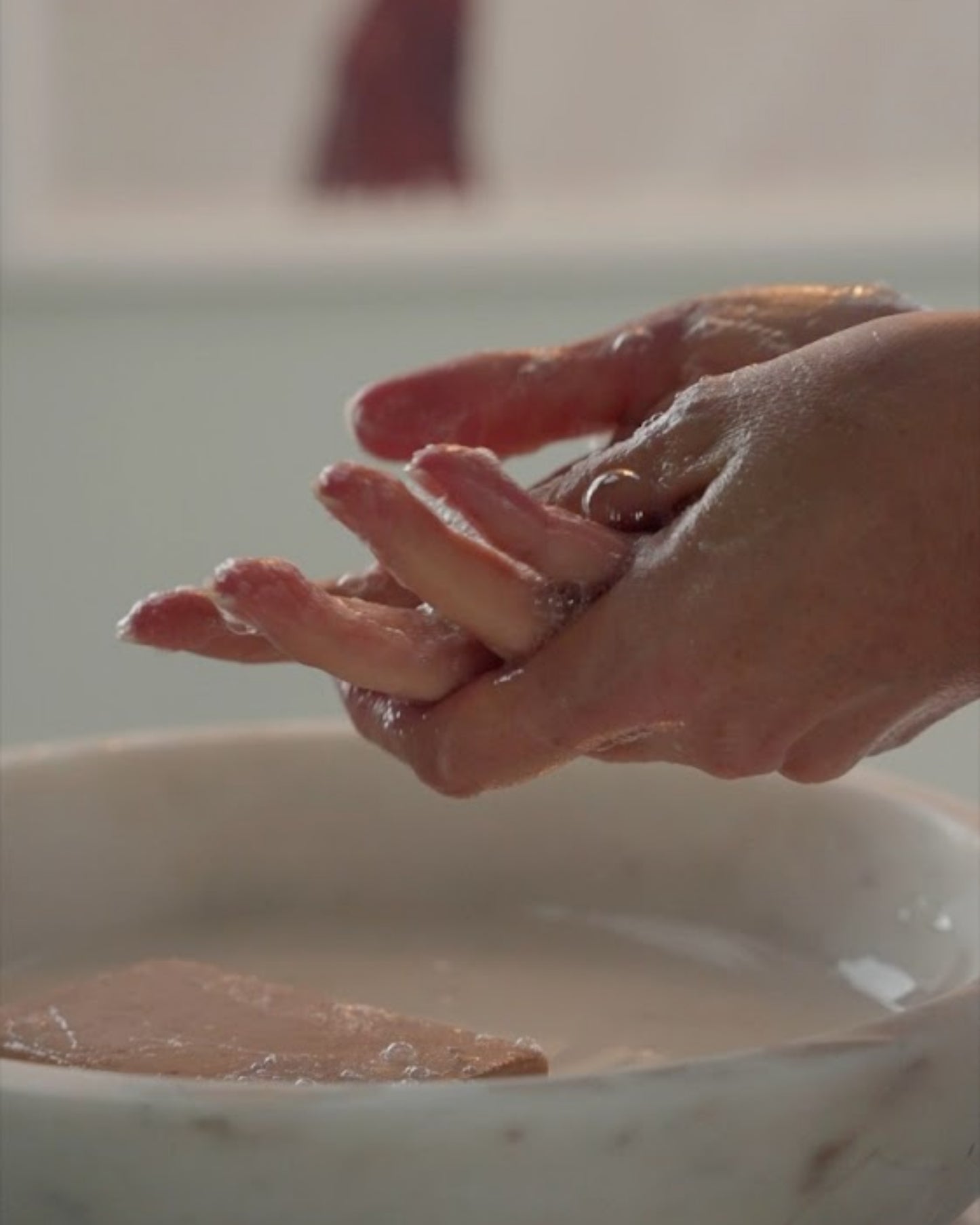 cold process bar soap - ancient rose