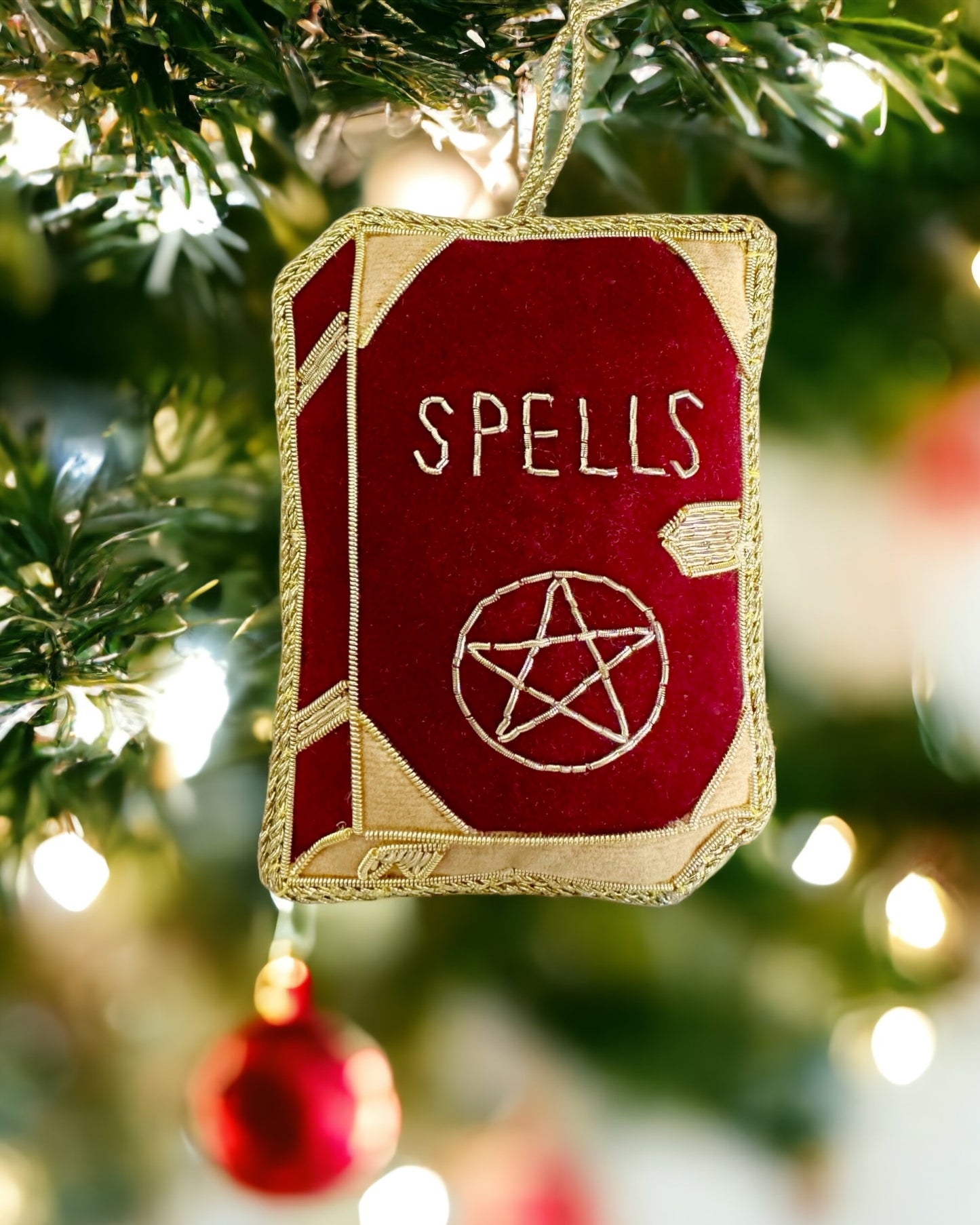 spell book ornament