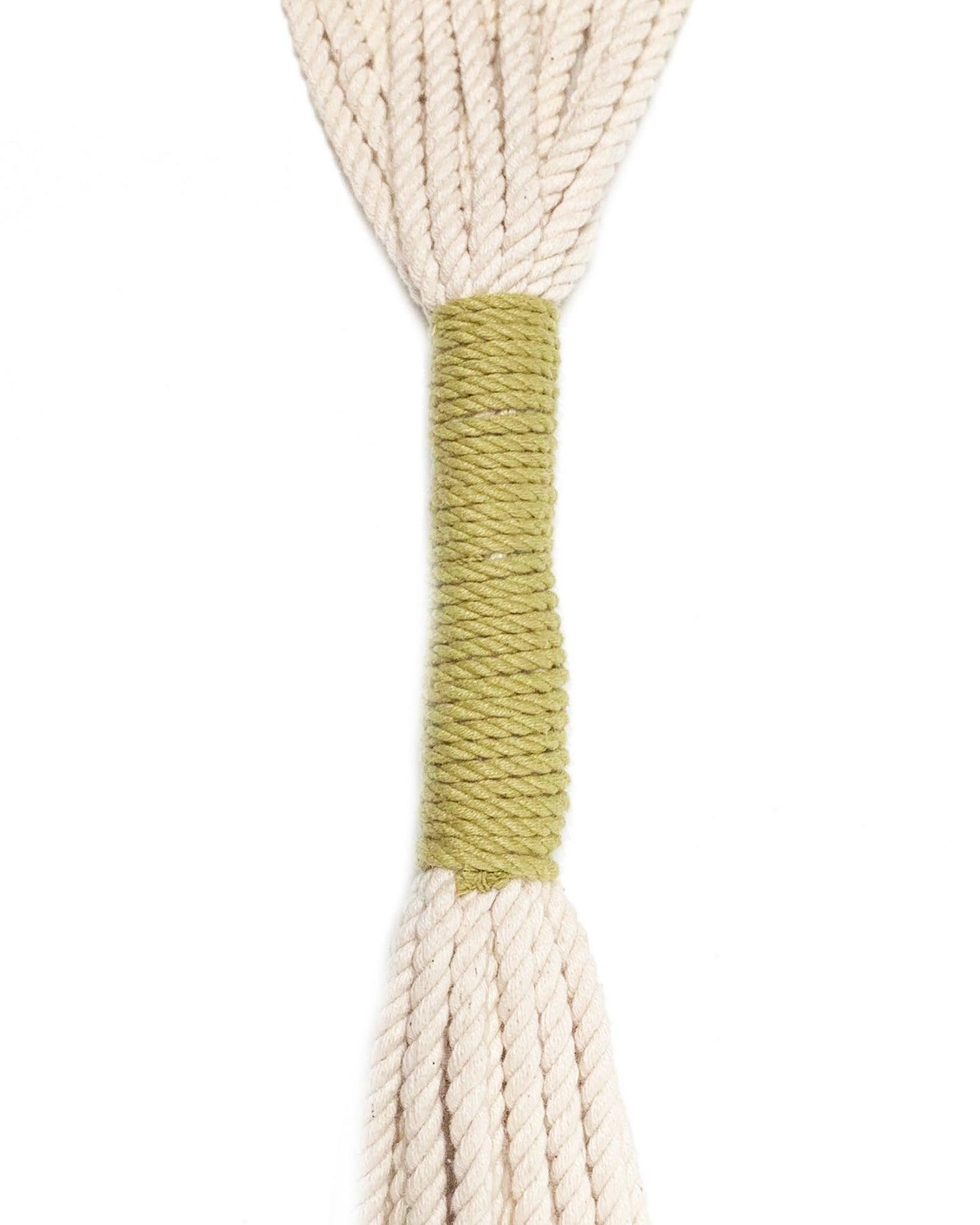 PILLOWPIA trina macrame plant hanger sage