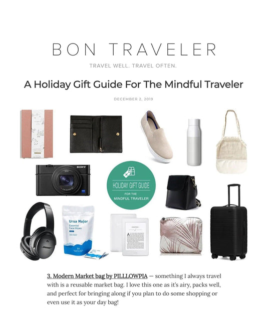 Bon Traveler Gift Guide - PILLOWPIA