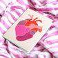 human heart greeting card