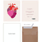 human heart greeting card
