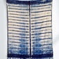 indigo shibori throw