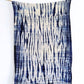 indigo shibori throw