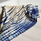 indigo shibori throw