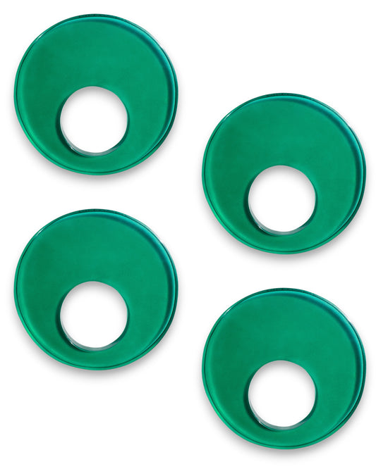 resin napkin rings large set/4