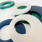 resin napkin rings large set/4