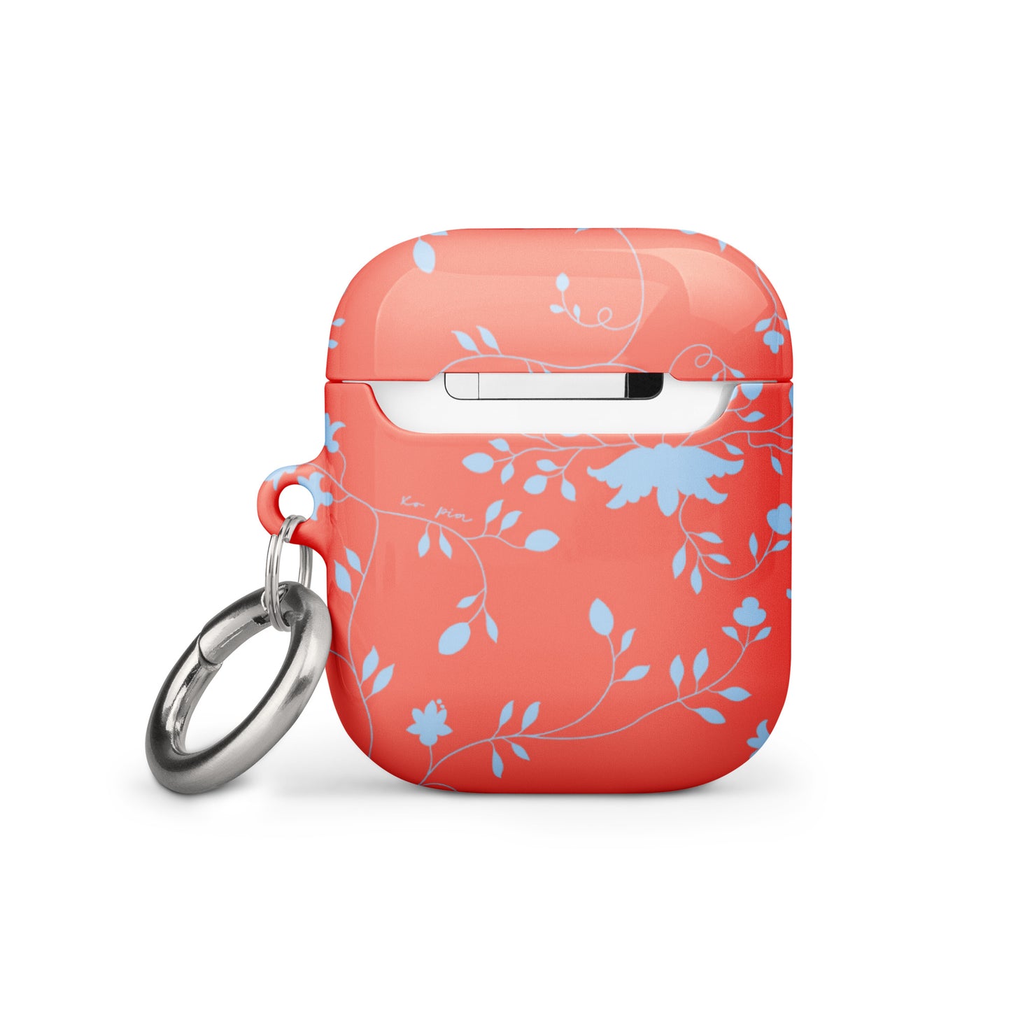 wild clematis case for AirPods® in poppy