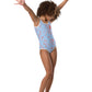 wild clematis one-piece little girls swimsuit in peri