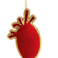human heart ornament