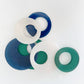 resin napkin rings small set/4