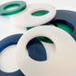 resin napkin rings large set/4