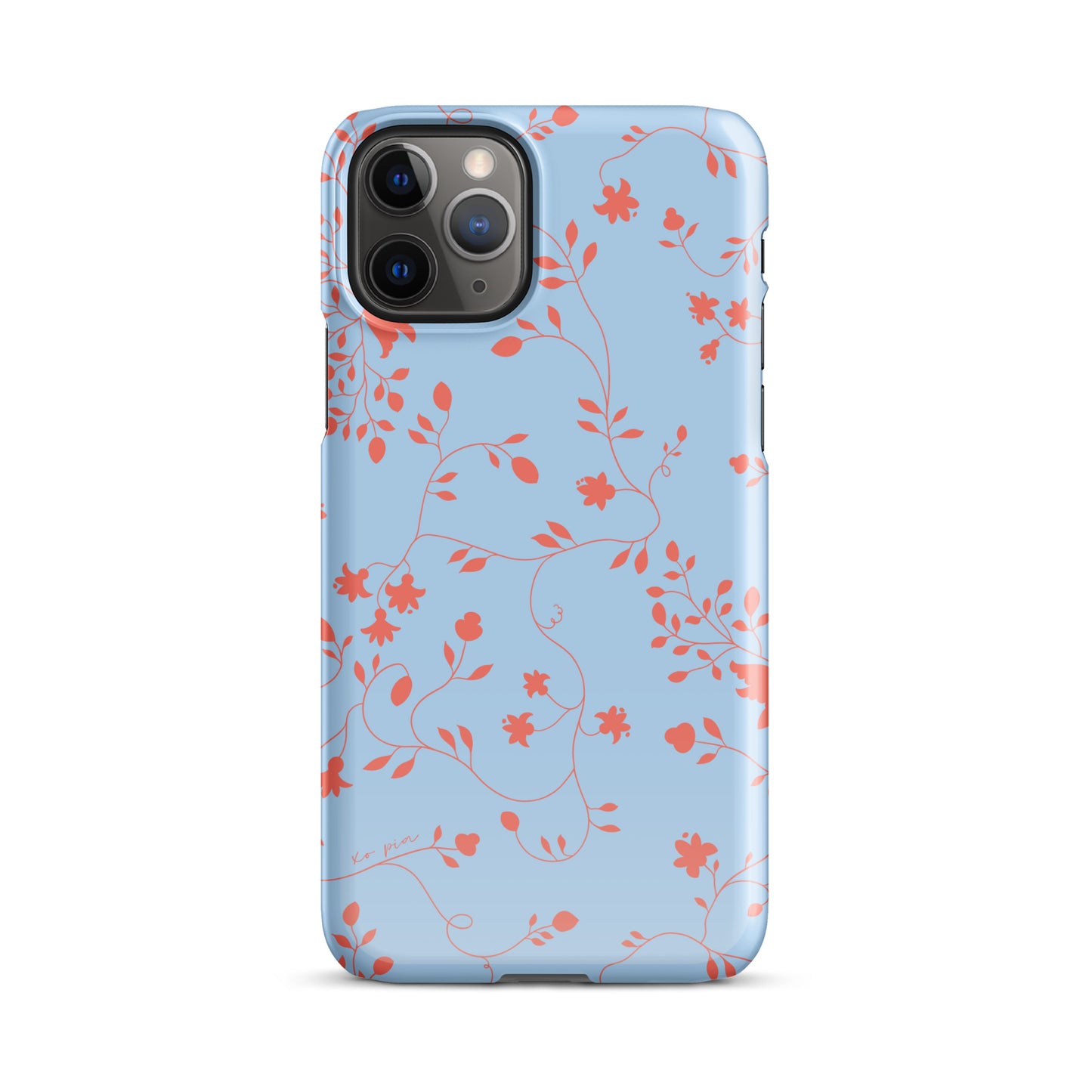 wild clematis snap case for iPhone® in peri