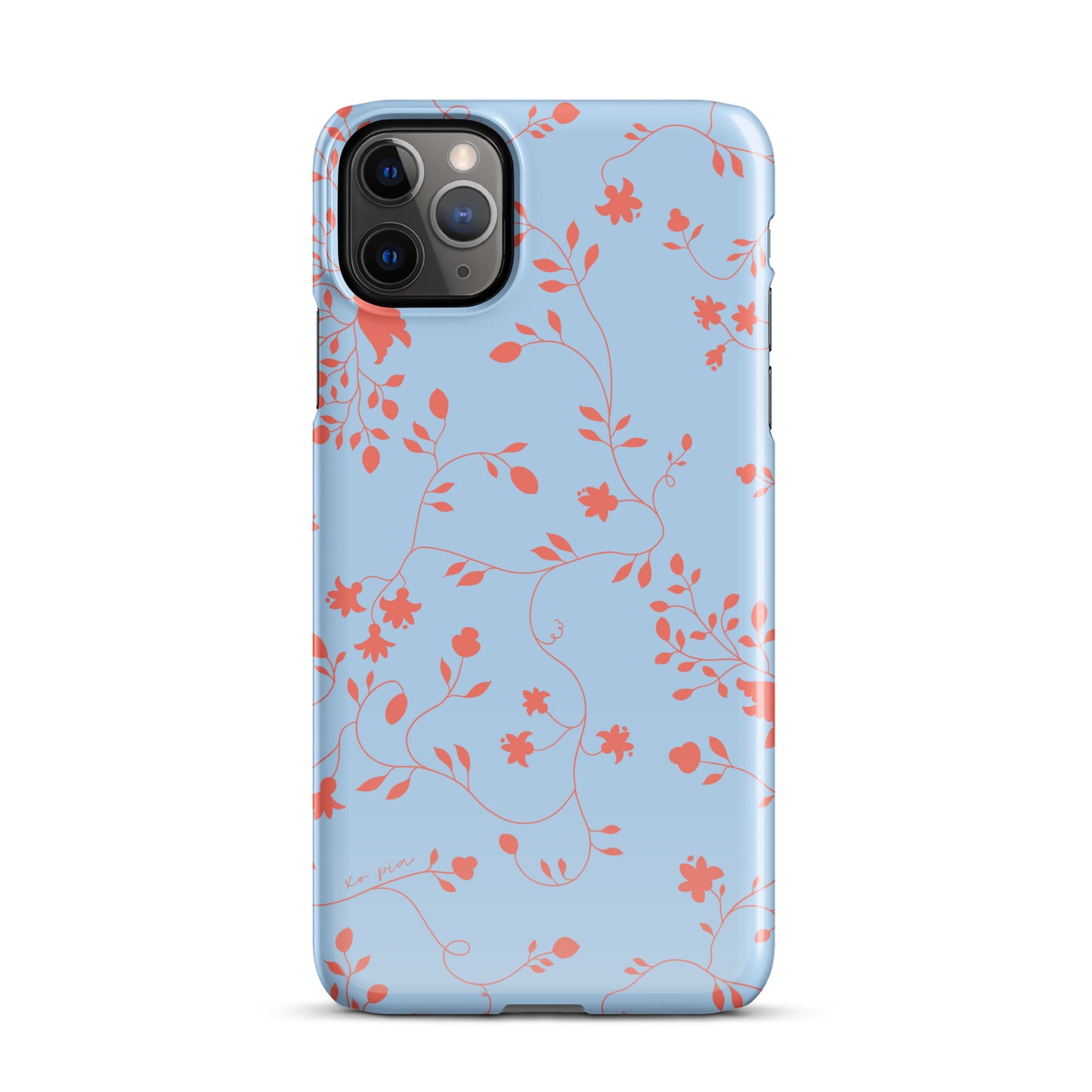 wild clematis snap case for iPhone® in peri