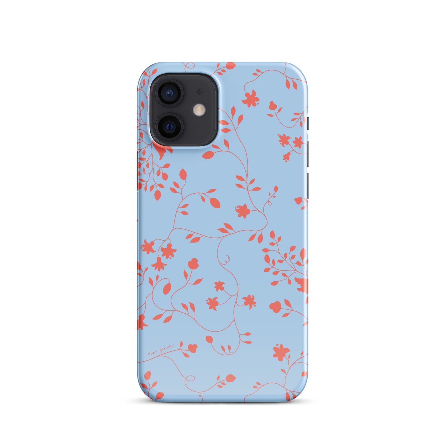 wild clematis snap case for iPhone® in peri