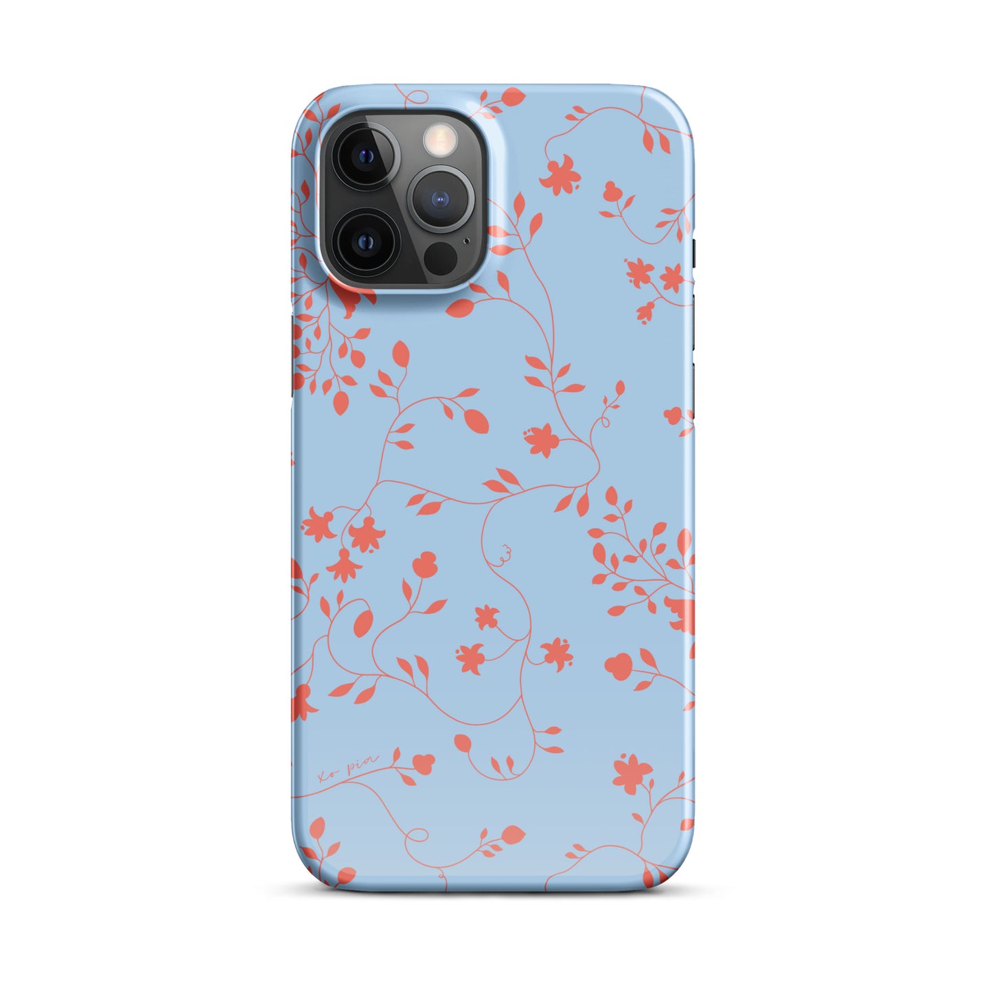 wild clematis snap case for iPhone® in peri