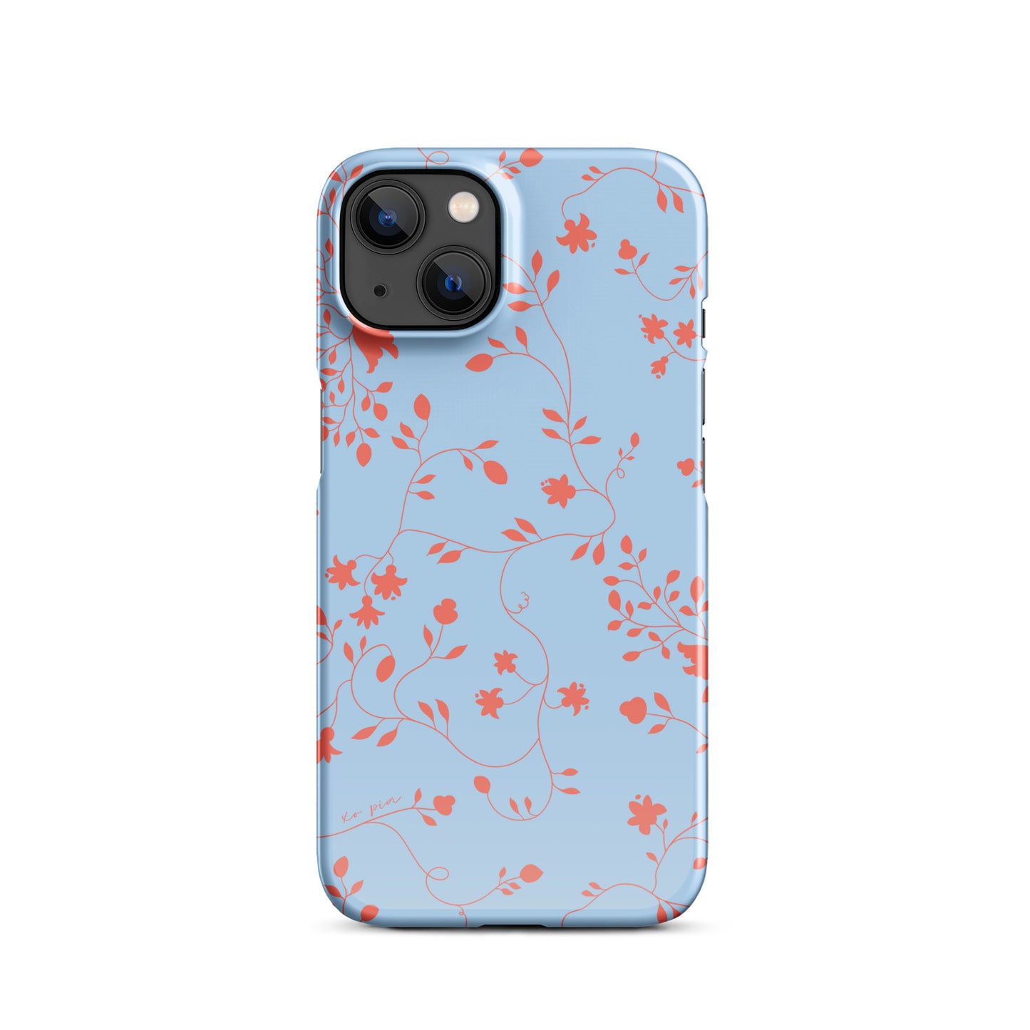 wild clematis snap case for iPhone® in peri