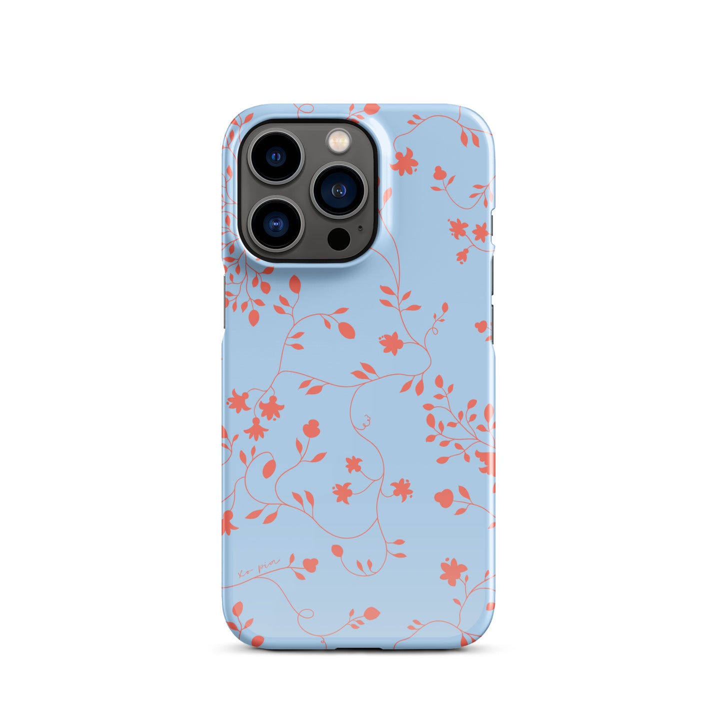 wild clematis snap case for iPhone® in peri