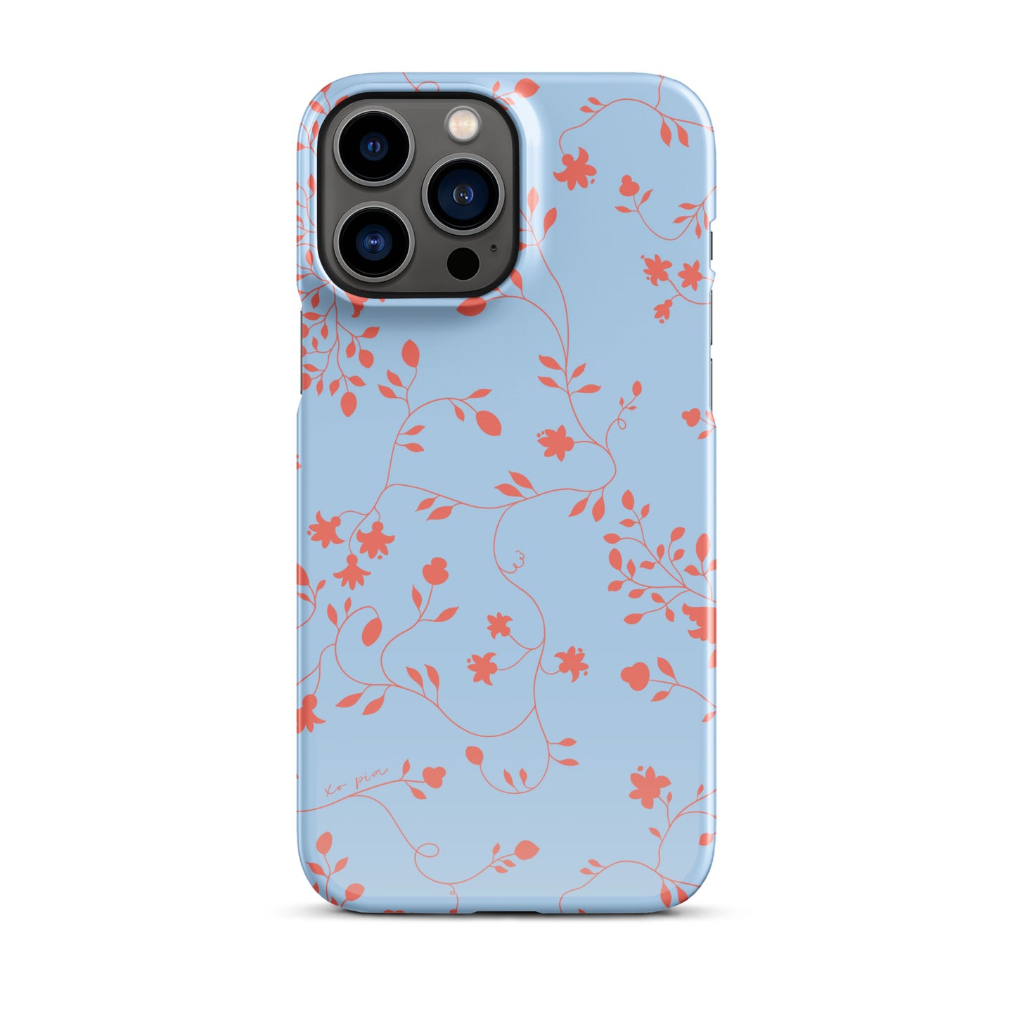 wild clematis snap case for iPhone® in peri