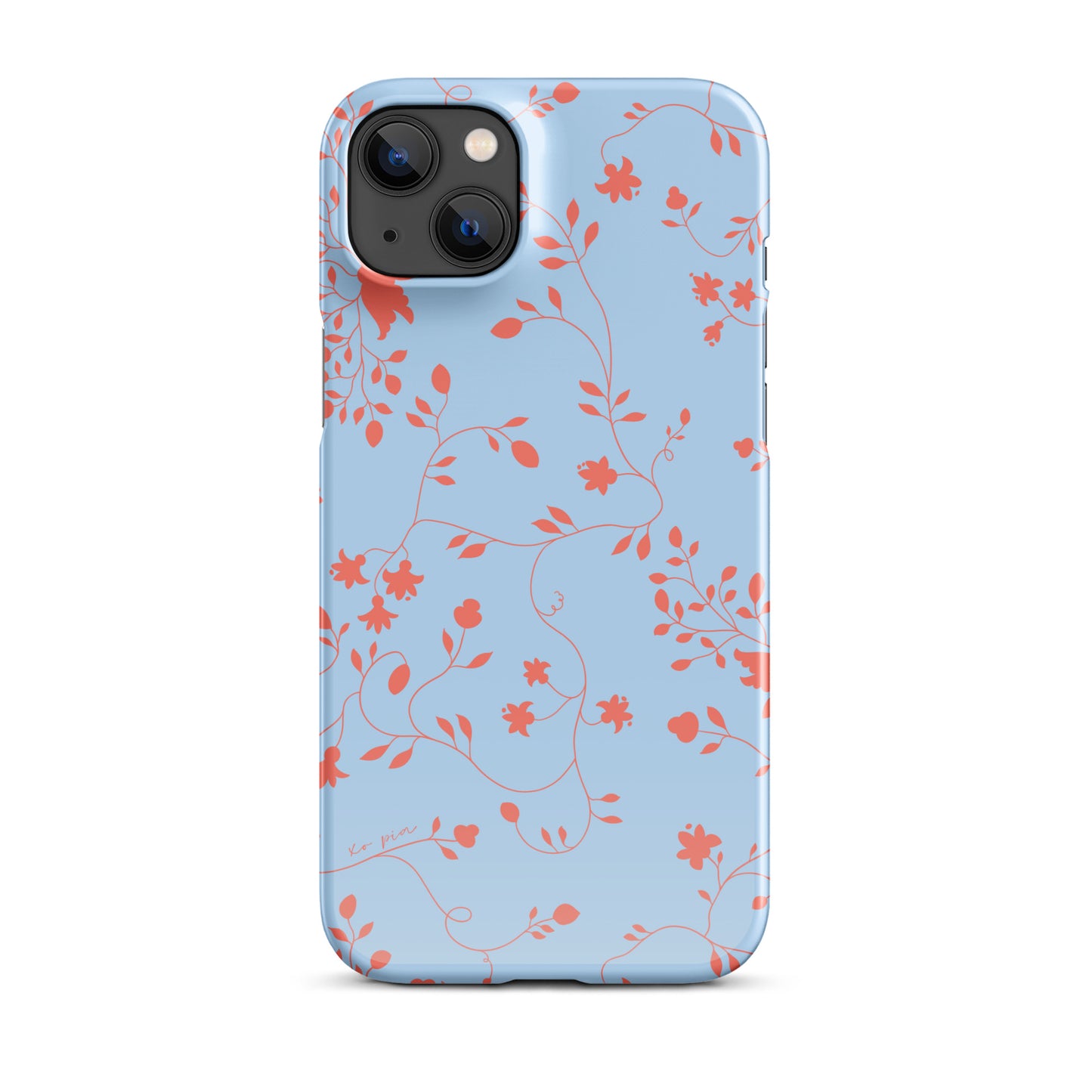 wild clematis snap case for iPhone® in peri