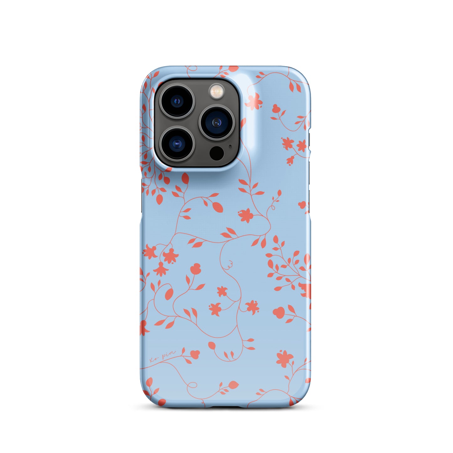 wild clematis snap case for iPhone® in peri