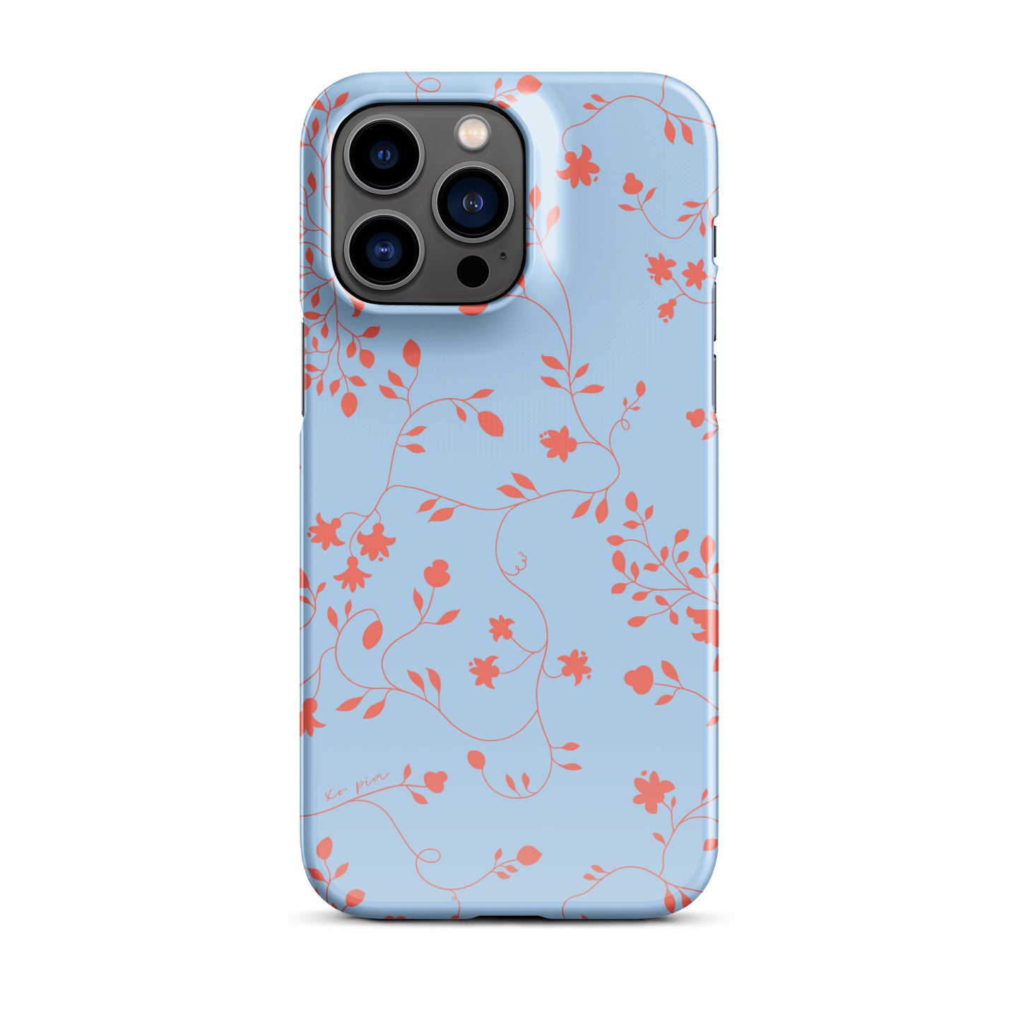 wild clematis snap case for iPhone® in peri