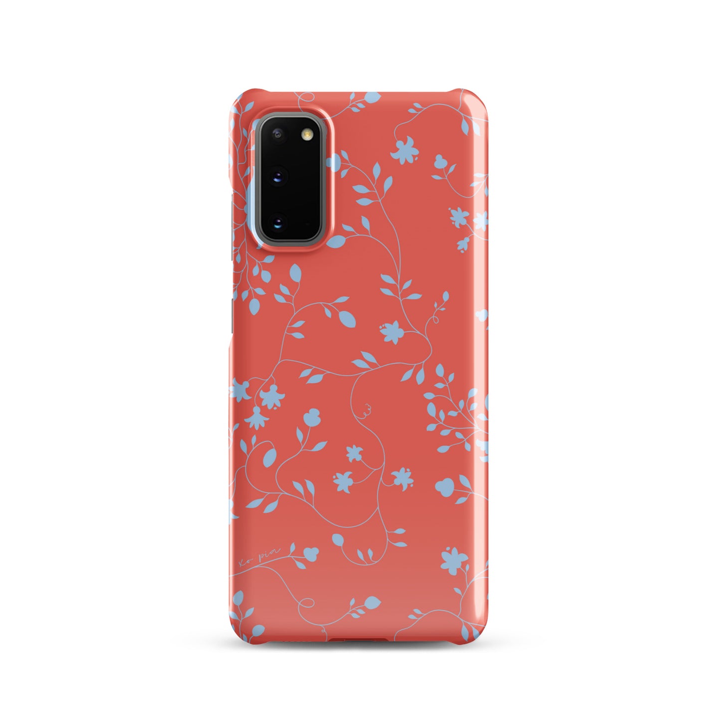 wild clematis snap case for Samsung® in poppy