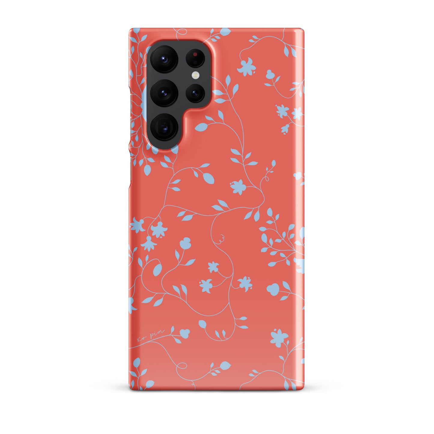 wild clematis snap case for Samsung® in poppy