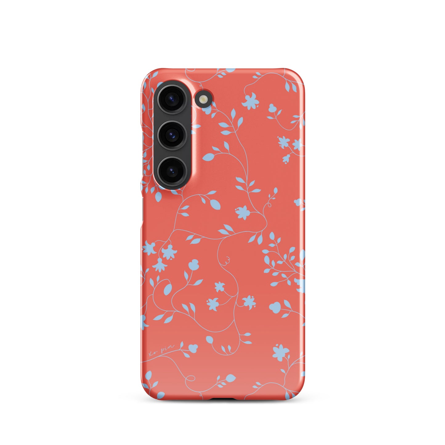 wild clematis snap case for Samsung® in poppy