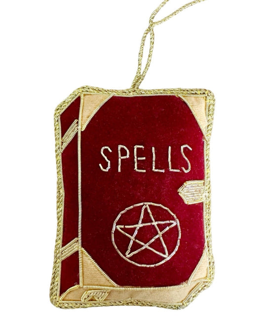 spell book ornament