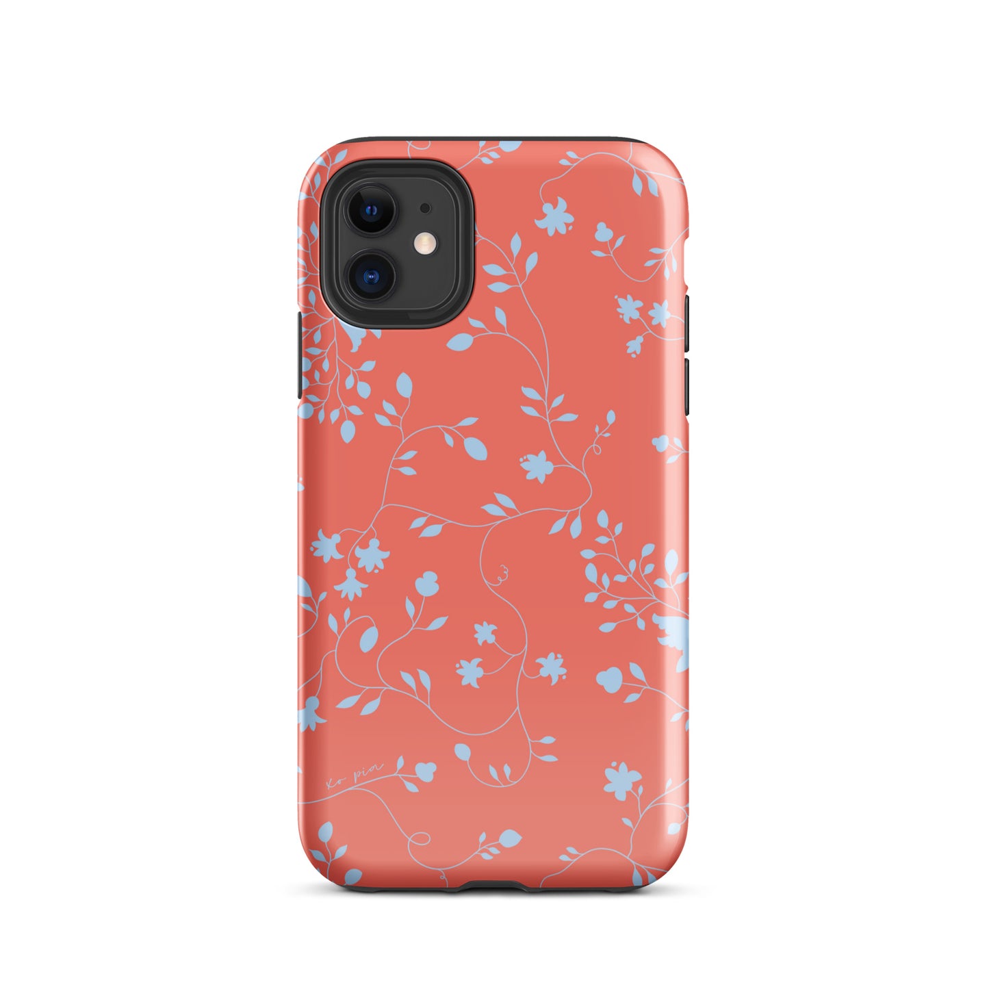 wild clematis tough case for iPhone® in poppy