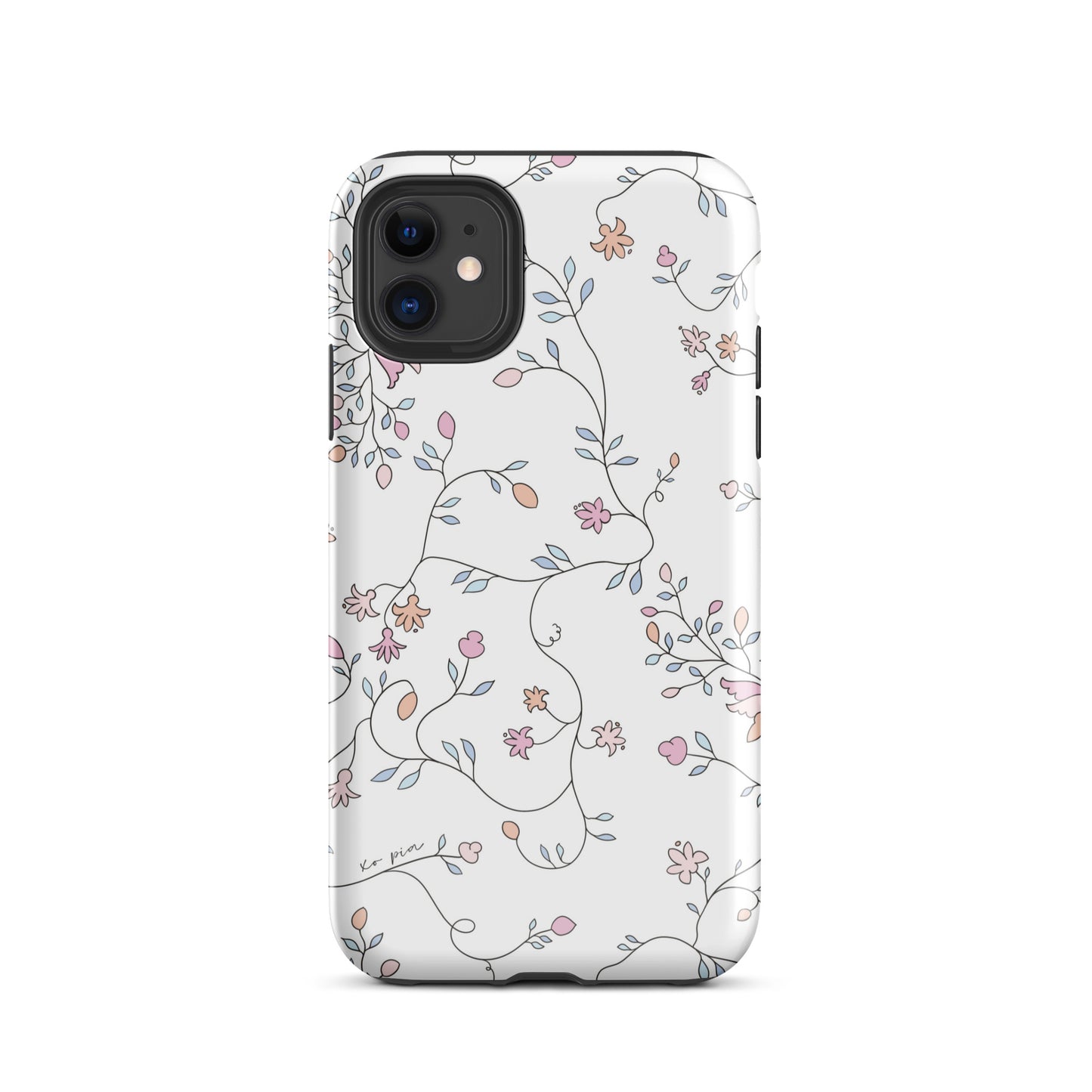 wild clematis tough case for iPhone® in white