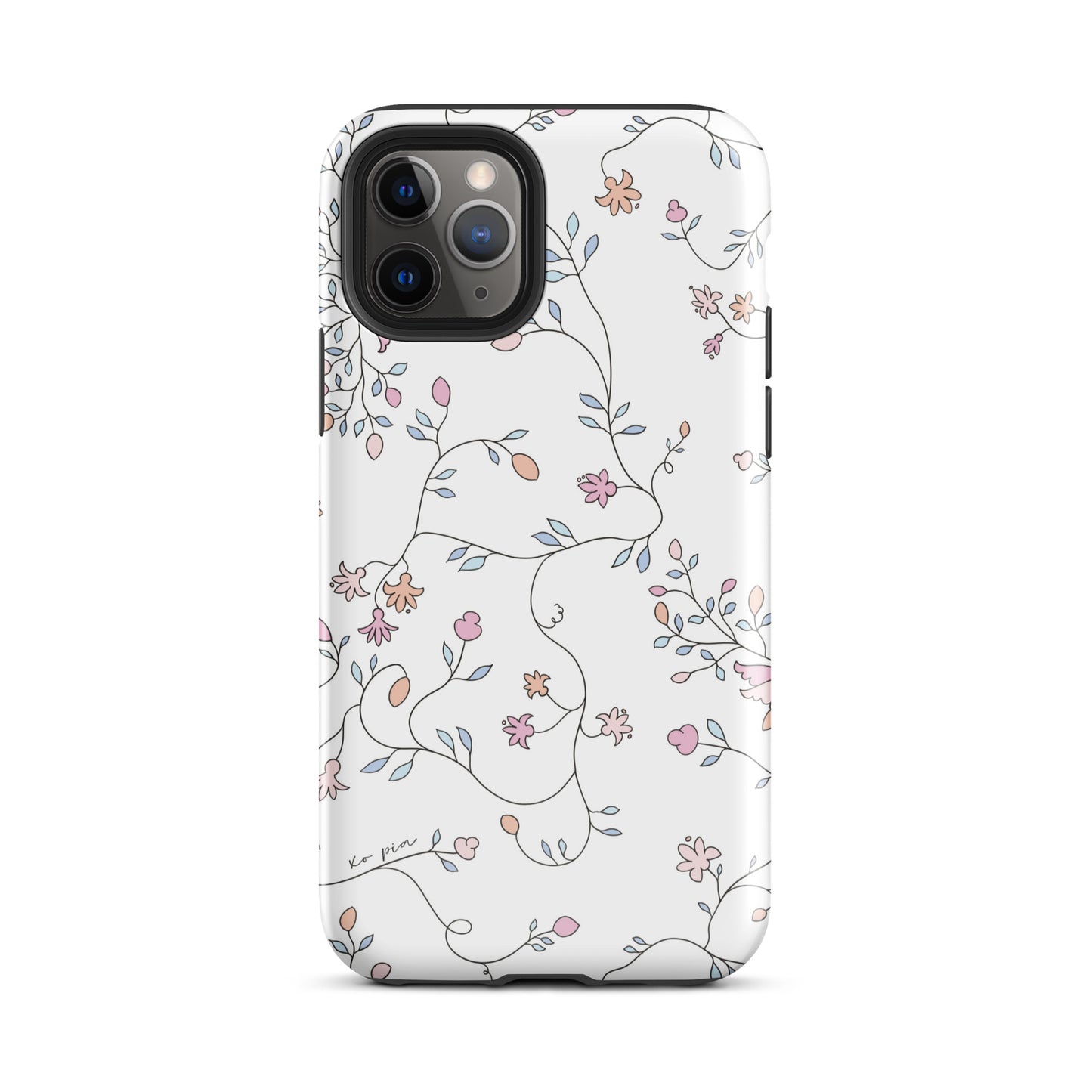 wild clematis tough case for iPhone® in white