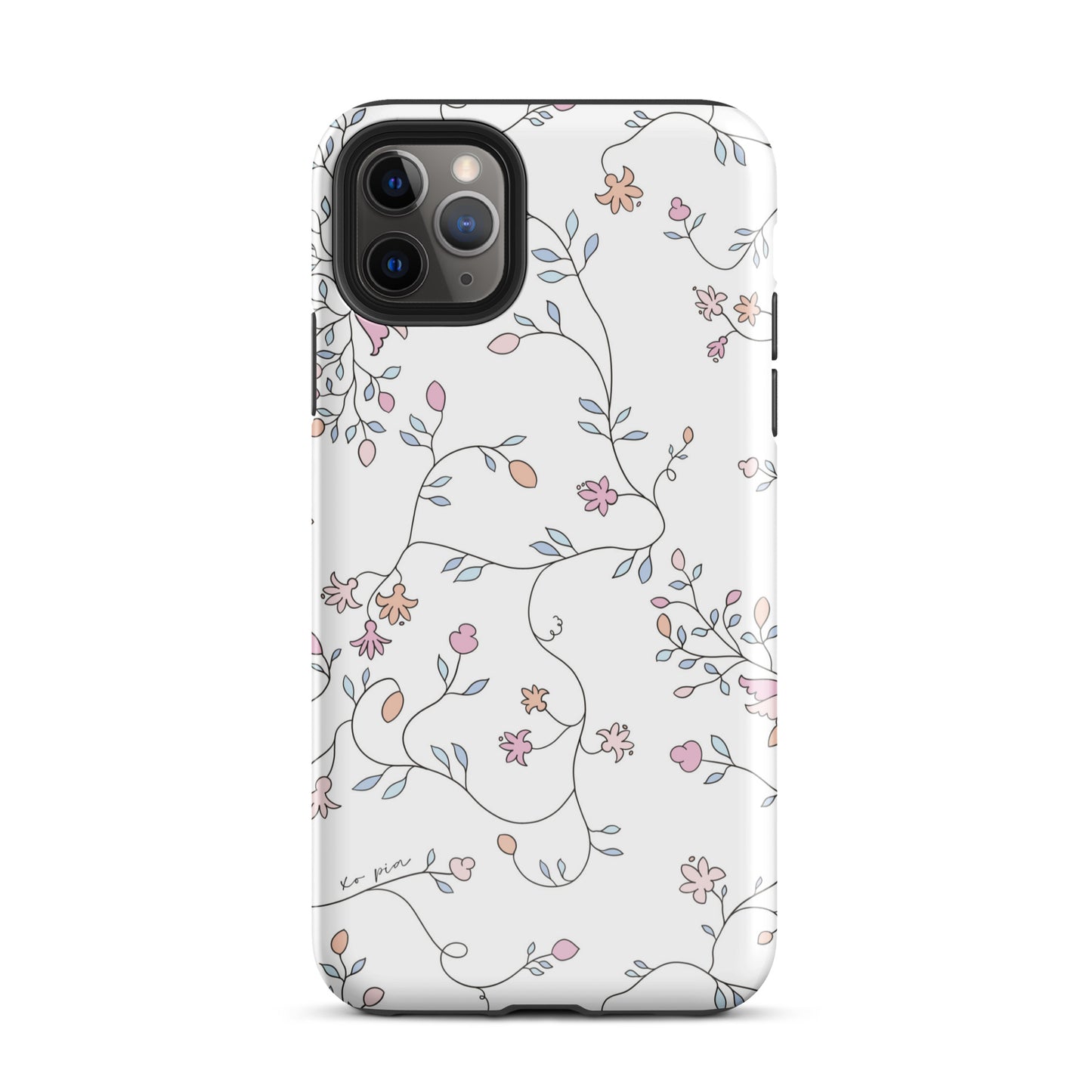 wild clematis tough case for iPhone® in white