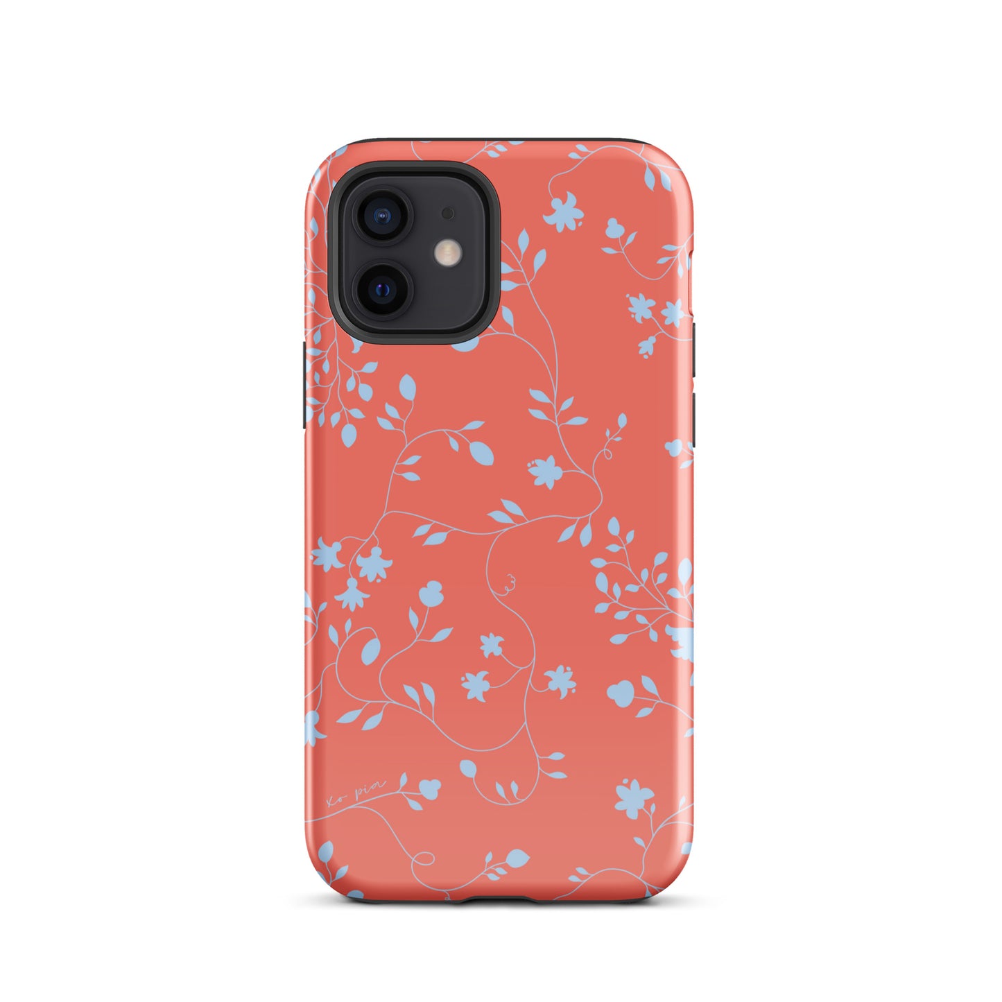 wild clematis tough case for iPhone® in poppy