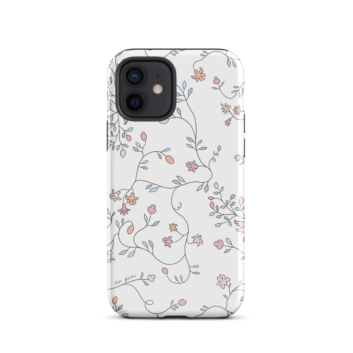 wild clematis tough case for iPhone® in white