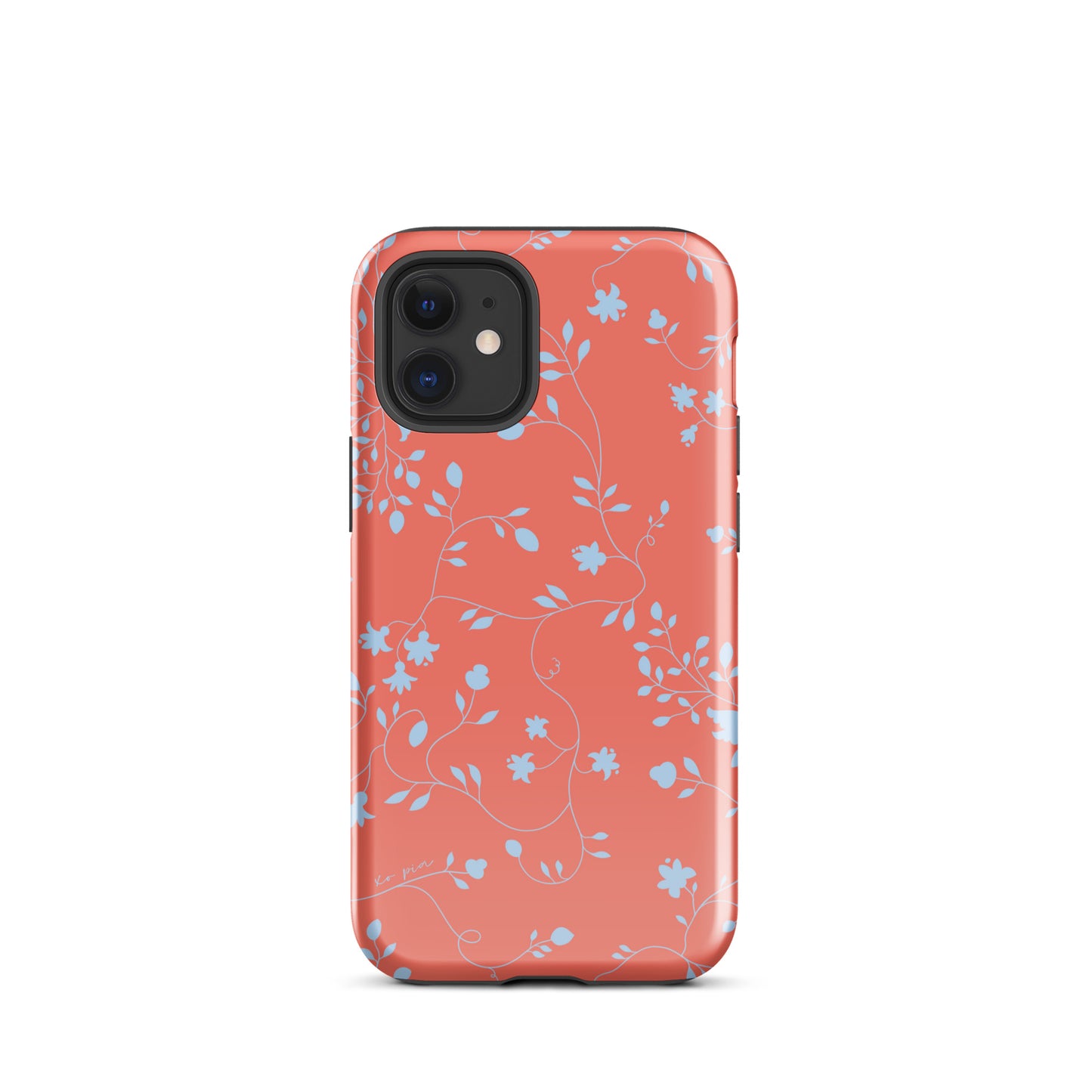 wild clematis tough case for iPhone® in poppy