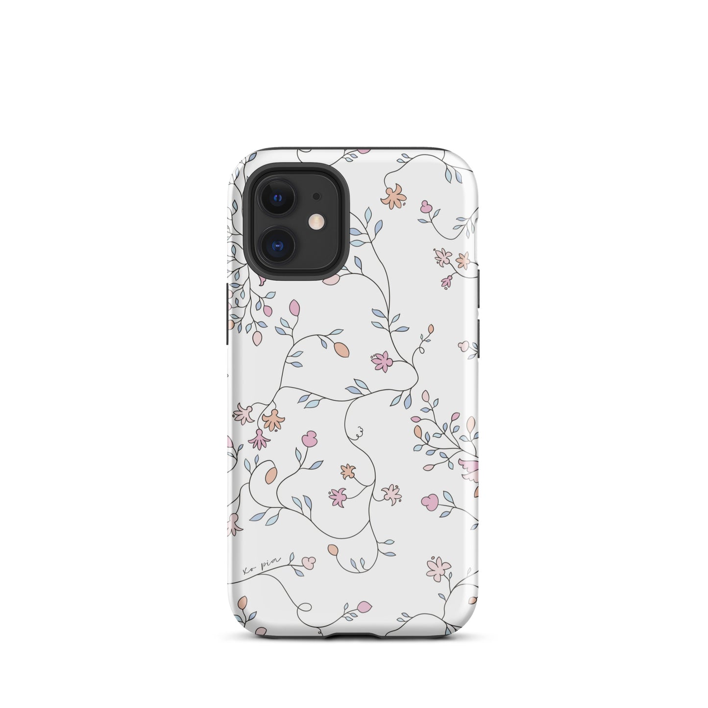 wild clematis tough case for iPhone® in white