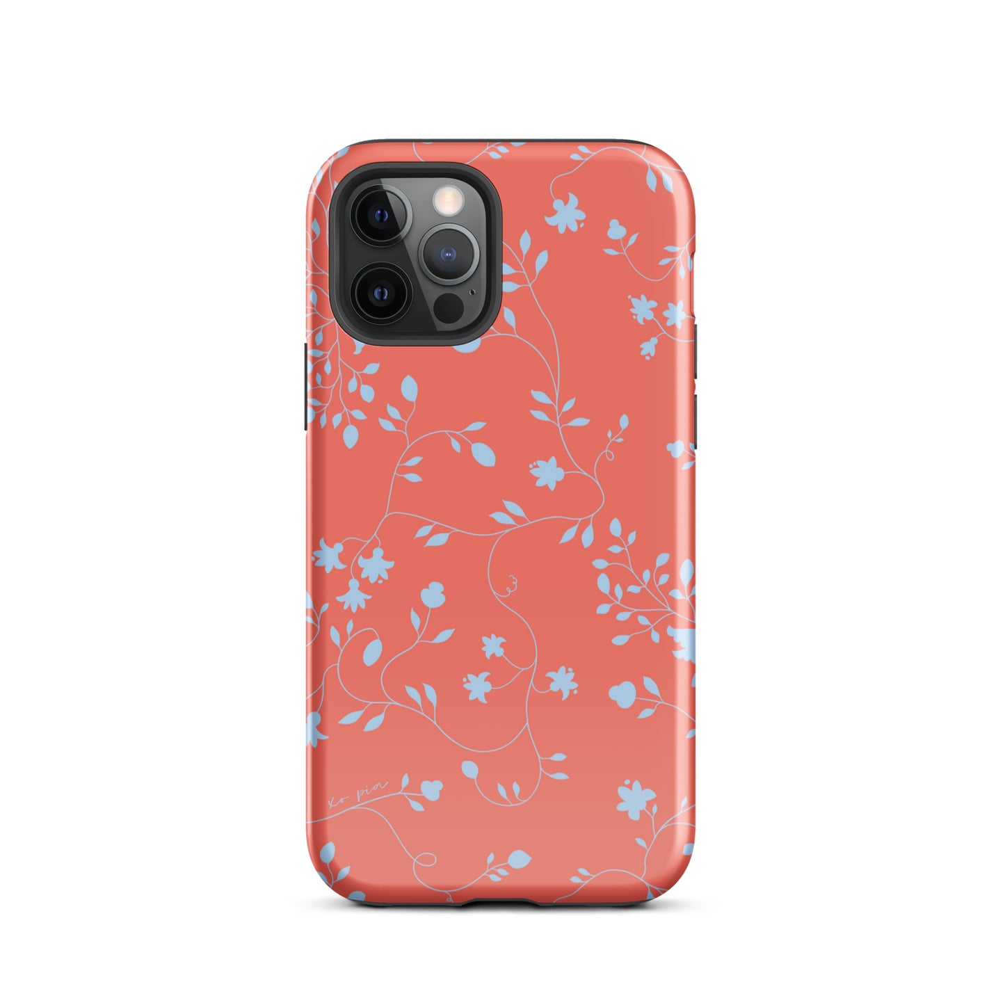 wild clematis tough case for iPhone® in poppy