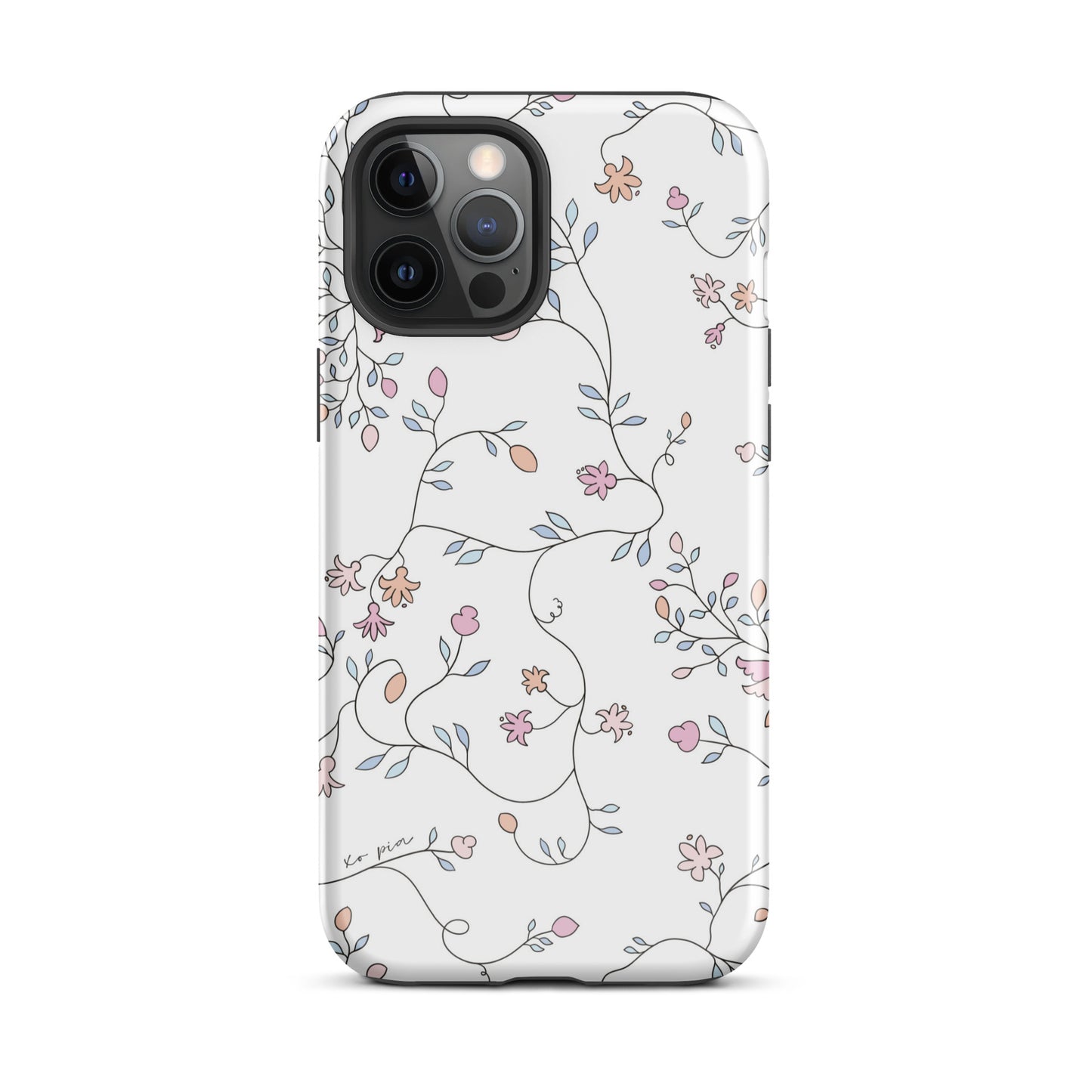 wild clematis tough case for iPhone® in white