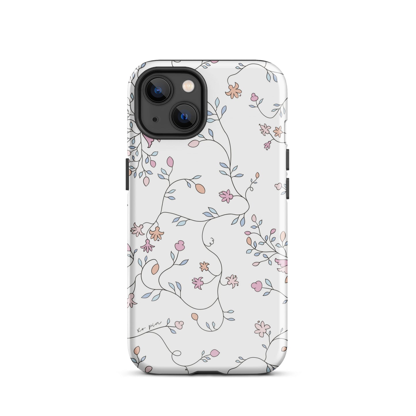 wild clematis tough case for iPhone® in white