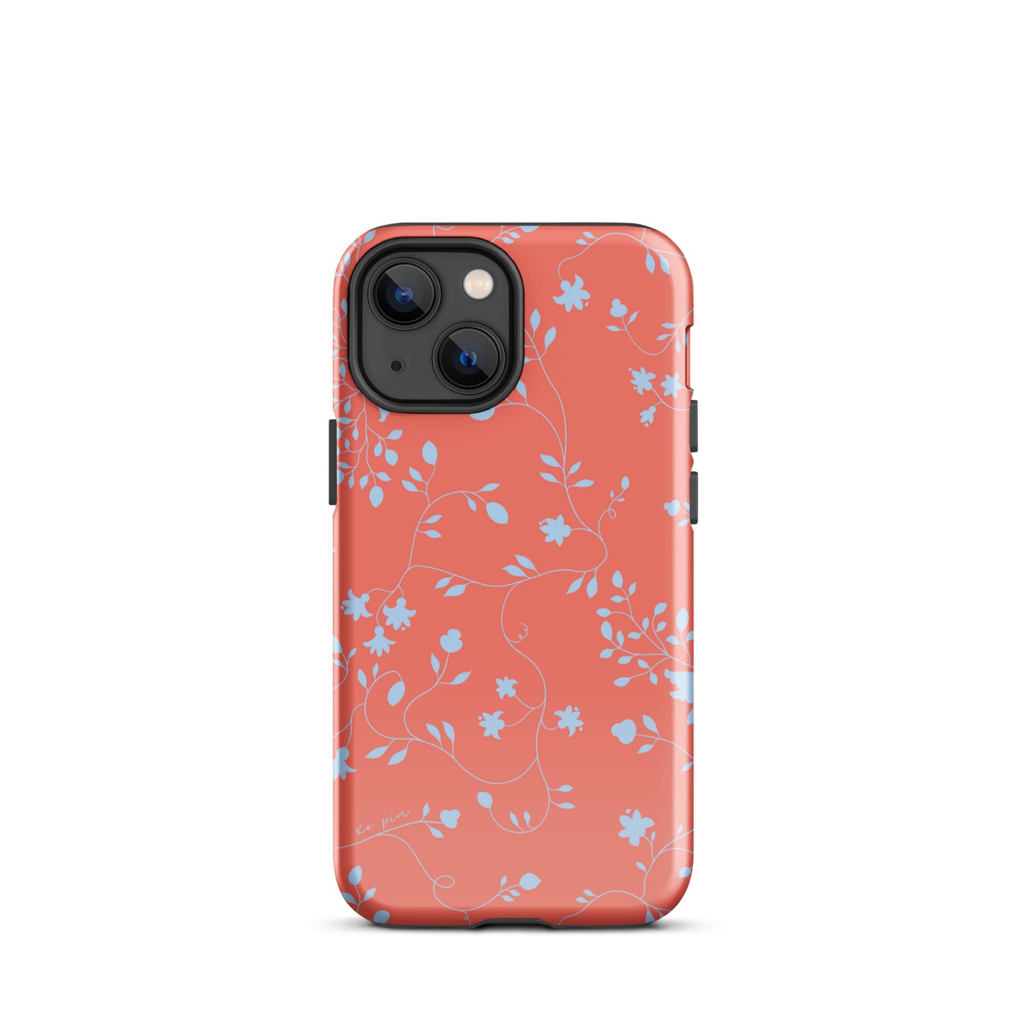 wild clematis tough case for iPhone® in poppy