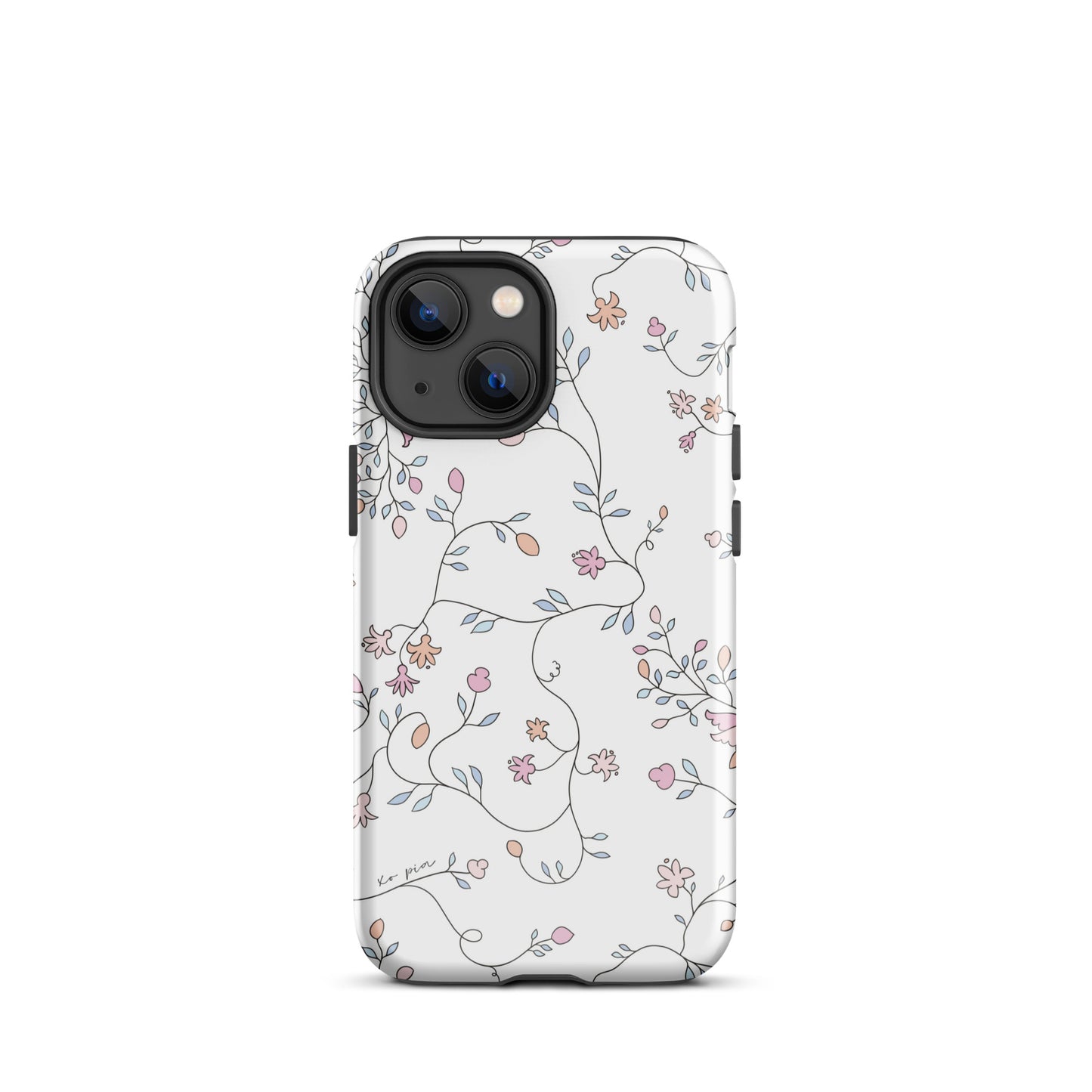 wild clematis tough case for iPhone® in white