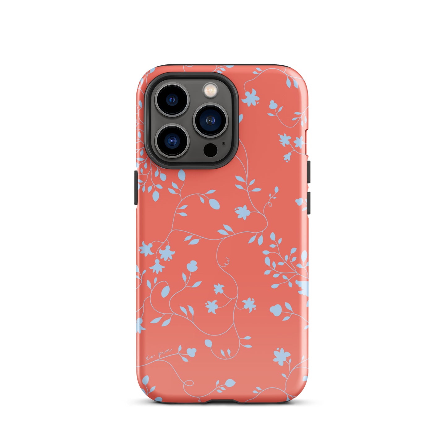 wild clematis tough case for iPhone® in poppy