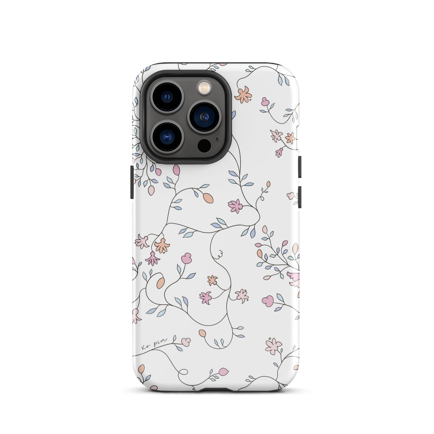 wild clematis tough case for iPhone® in white