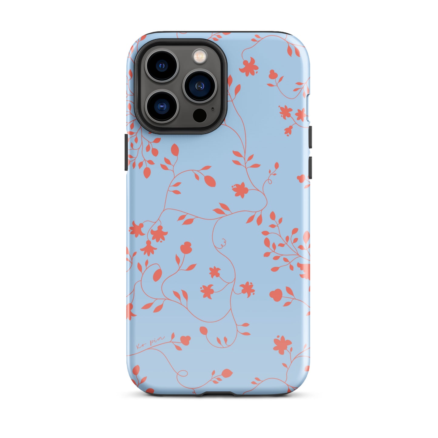 wild clematis tough case for iPhone® in peri