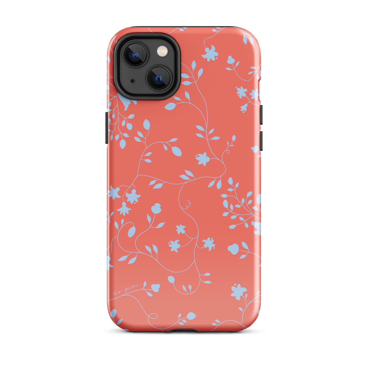 wild clematis tough case for iPhone® in poppy