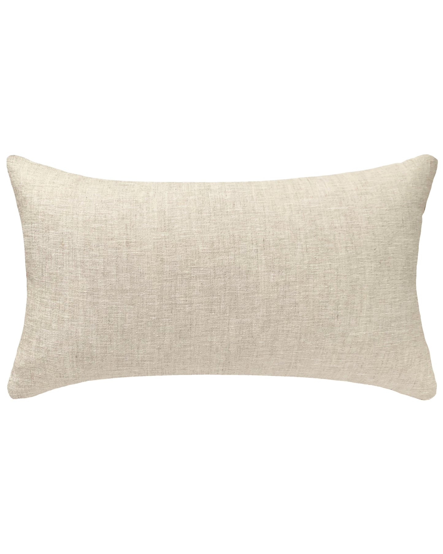 PILLOWPIA cowrie embroidered lumbar pillow in natural
