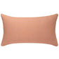 PILLOWPIA cowrie embroidered lumbar pillow in sandalwood