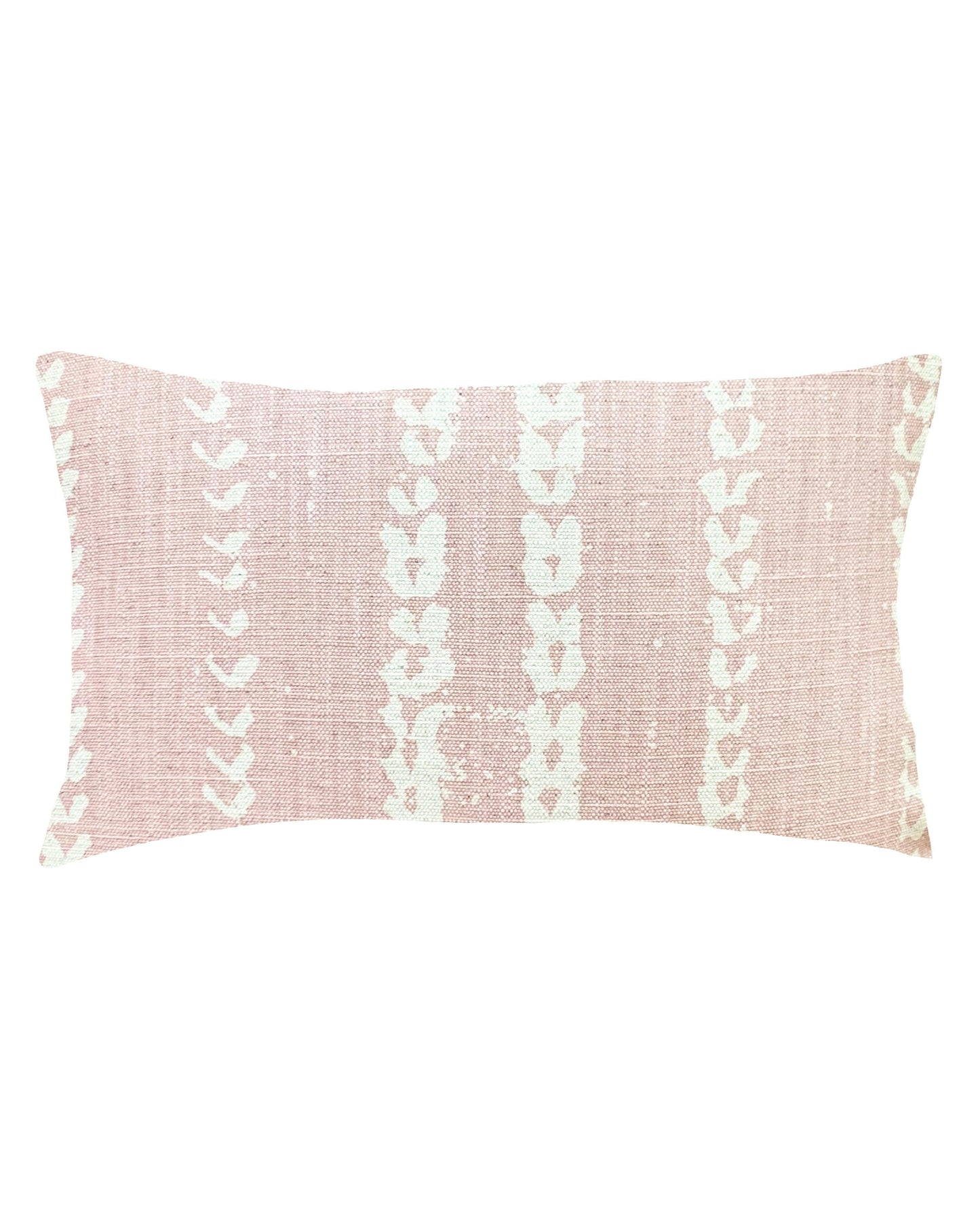 PILLOWPIA vines lumbar pillow in blush cover only